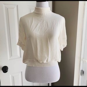 Wilfred Vintage Cropped Silk Top